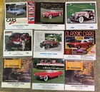 21 Vintage Car Auto Calendars Dealer Advertising Of Yesterday Classics 70s-