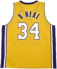 Sale  Los Angeles Lakers Shaquille O neal Autographed Signed Gold Jersey Jsa