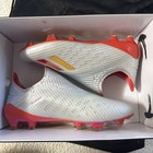 Adidas X 19  Fg Silver red Us 8 Soccer Cleats