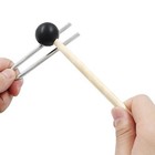 Piutouyar 3 Pcs 440 Hz Tuning Fork With Hammer  Metal A Tuning Fork Set 