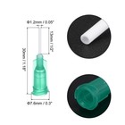 20pcs 18g Dispensing Needles 1 2  Pp Needle Tips With Flexible Needle Green