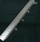 925 Sterling Silver Snake Chain Anklets foot Bracelet With Hanging Bells Nank443