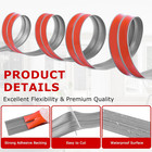 Flexible Wall Corner Protector Trim  Peel   Stick Edge Guard  0 8 In X 10 Ft Gra