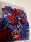 Lot Of Phonics Tiles Pieces Set Building Words Letters Red Blue
