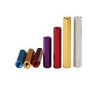 M3 Aluminum Alloy Female Hex Hexagon Threaded Bush Sleeve