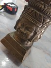 Shiva 4 Faced Mukhalinga Goddess Fortune Head Heavy Antique Signed Bun Hean