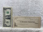 1800 s Moorestown National Bank Blank Check New Jersey Nj Vtg