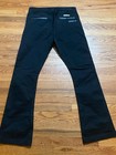 Chrome Hearts Mens Flared Chino Rs Cut Pants Black Bootcut