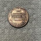 Lincoln Penny With Major Cud Error