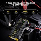 Car Jump Starter With Air Compressor   6000a Peak 12v Battery Jumper Starter Por