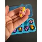 Hatchimals Colleggtibles 12 Pack Blue Glitter Egg Carton Case With Mini Figures