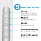 Fairywill Double Electric Toothbrush Travel Case Usb Rechargeable 5 Modes Timer