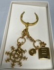 Gold Key Chain  Limited Chanel