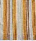 Pair Of Vintage Mid-century Modern Open Weave Pleated Curtain Panels 41 w X 43 l