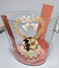 Wilton Love Treasures Wedding Bride Groom Couple Cake Topper Vintage