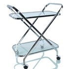Serving Tray Table Bar Cart Trolley On Wheels Movable Table Bar Cart Trolley