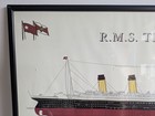 Rms Titanic Blueprint Poster Print Framed Ship Plan Diagram Nautical