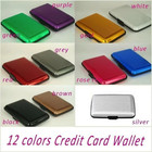 Pocket Waterproof Business Id Credit Card Wallet Holder Aluminum Metal Rfid Case