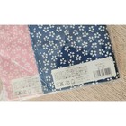 2 Pieces Half Price Tenugui Edo Komon Sakura Indigo Pink Size 33cm 90cm