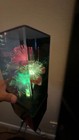 Vintage 1980s Fiber Optic Color Changing Flower Lamp Box