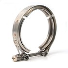 3 5 Inch Exhaust V Band Clamp 3-1 2  Stainless Steel V 3-1 2 Inch no Flanges 