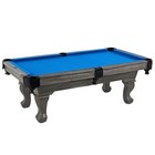 Barrington Billiards 7 5 Ft Pool Table Set With Cue Rack   Dartboard  Blue
