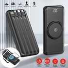 900000mah Wireless Power Bank Portable 2 Usb Super Fast Charger External Battery