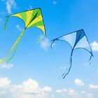 3 Packs Large Delta Kite Green  Blue And Rainbow  Easy To Fly Huge Kites For Kid
