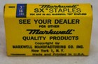 Vintage Markwell Sx Staples 3 16  Legs Box Of 1000  100 Per Clip  Nib New In Box