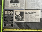 Kiss Concert Ad Clipping Unmasked Tour Uk Shows 1980 Lot Vintage Kiss Aucoin