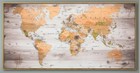 Framed Wall Art - Large Map Of The World