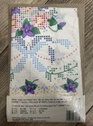 New Bucilla Colorpoint Paint Stitching Kit 63667 Tulip Rondo Pillow Stamped 1992