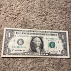 2013 B Star Note Duplicate Error  1 One Dollar Bill B08886235