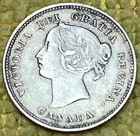 1892 Canada 5 Cents Silver Coin Queen Victoria Semi-key Date Low Mintage Vf xf