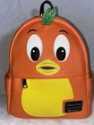 Disney Htf Loungefly        Logo Orange Bird Mini Backpack  Wallet  Ears   Lug Set