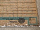 Batch Of 6 Vintage Paper Bowling Score Sheets Brunswick Nos Consecutive Sheet  s