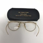Vintage American Optical Ful-vue 1 10 10k Gf Gold Filled Eyeglasses In Orig Case