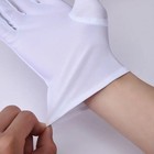Women Small White Cotton Moisturizing Coin Jewelry Inspection Gloves 1pair