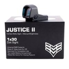 Swampfox Justice Ii 1x30mm 6moa Red Dot Sight Multi Reticle Rmr Footprint New