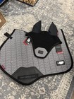 Lemieux Aspen Herringbone Saddle Pad And Ear Bonnet Set- Cc Large