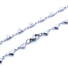 Ankle Bracelet Stainless Steel Anklets Beach Foot Jewelry Love Heart Waterproof