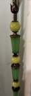 Antique Art Deco Jadeite vaseline uranium   Glass Floor Lamp Stain Glass Shade  