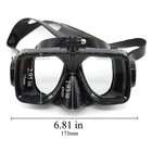 Tempered Glass Anti-fog Swim Diving Scuba Goggles Glasses For Gopro Dji Insta360