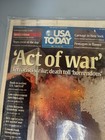 The Washington Post In Usa Today September 12  2001 Laminated Front Pages
