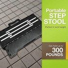 4 Inch Step Stool For Seniors  Adults   Children - Portable Stool With Handle   