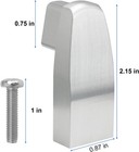 Aluminum Shower Door Towel Bar Brackets For Alumax basco Framed Sliding Glass Sh