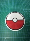 Disc Golf Mini   Pok  mon  Poke Ball Themed Marker   3d Printed   Pdga Size Mini