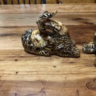 Set Of 2 Leopard Cheetah Figurine Lion Zebra Giraffe Statues