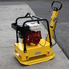 Reversible Plate Compactor Rammer Dirt Soil Asphalt Tamper W 9hp Honda Gx Engine