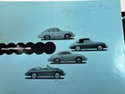 1958 Porsche 356a   Mid Engine 914 914 6 Sales Brochure Lot  damage cutout 